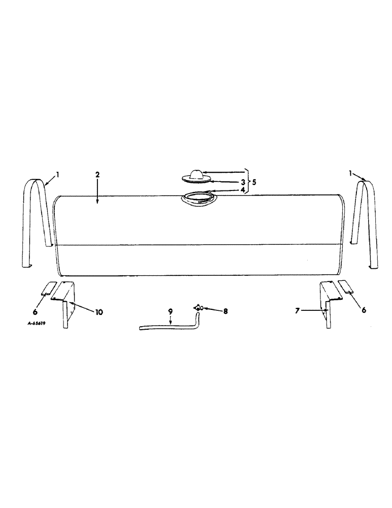 Схема запчастей Case IH 414 - (071[1]) - WATER TANK (80) - CROP STORAGE/UNLOADING