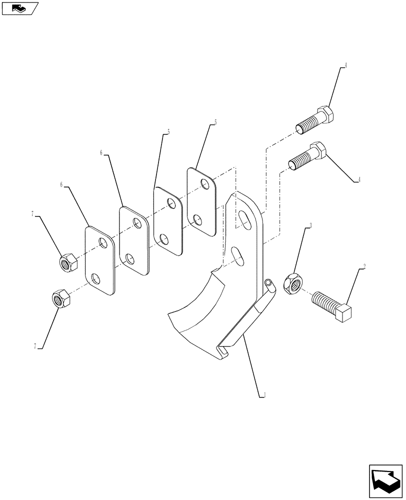 Схема запчастей Case IH 920 - (75.200.02[02]) - KNIFE ASSY (ASN YCD058005) (75) - SOIL PREPARATION