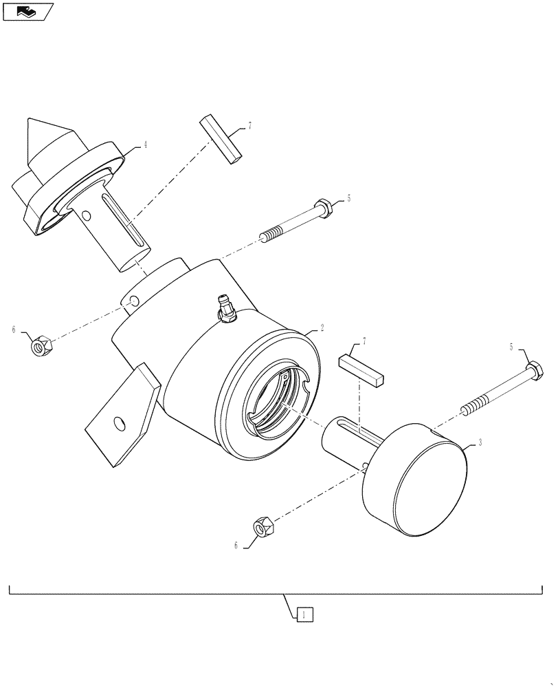 Схема запчастей Case IH 3430 - (80.150.BK[02]) - DELUXE AUGER GEARBOX AUGER HOPPER (80) - CROP STORAGE/UNLOADING