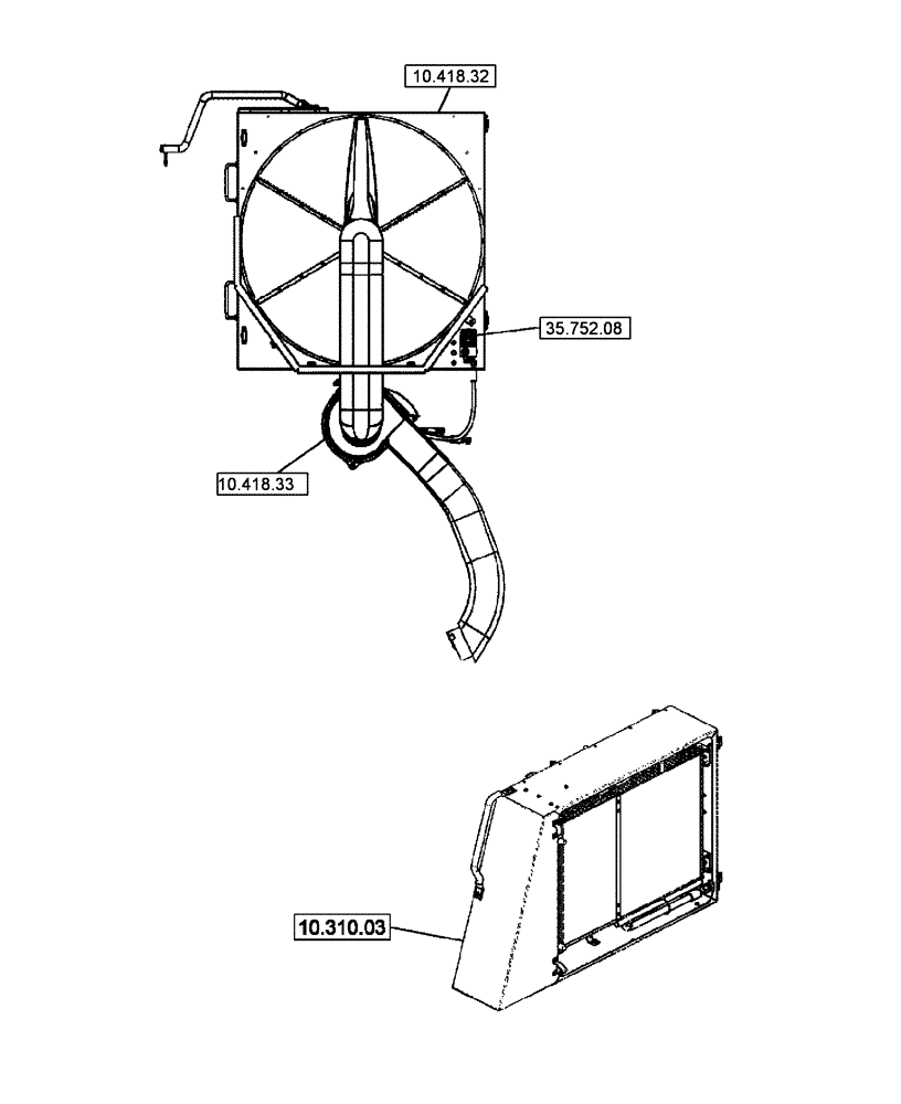 Схема запчастей Case IH 5130 - (00.000.10[02]) - PICTORIAL INDEX - ENGINE- ROTARY SCREEN (00) - GENERAL & PICTORIAL INDEX