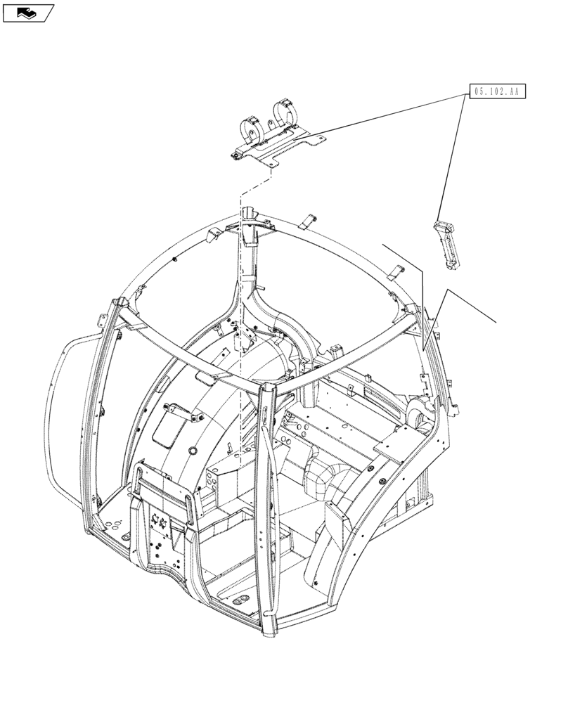 Схема запчастей Case IH MAXXUM 110 - (00.000.05) - PICTORIAL INDEX - MACHINE COMPLETION AND EQUIPMENT (00) - GENERAL & PICTORIAL INDEX