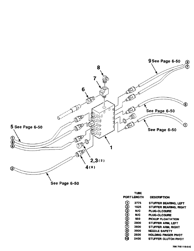 Схема запчастей Case IH 8590 - (06-60) - AUTO LUBE HARNESS ASSEMBLY, 700718110 AUTO LUBE HARNESS ASSEMBLY COMPLETE (14) - BALE CHAMBER