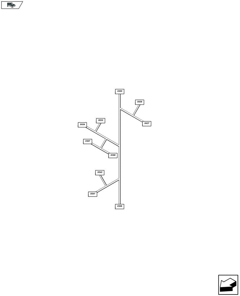 Схема запчастей Case IH 3050-30FT - (55.100.510) - CABLE HARNESS : 87704020 - C974 (55) - ELECTRICAL SYSTEMS