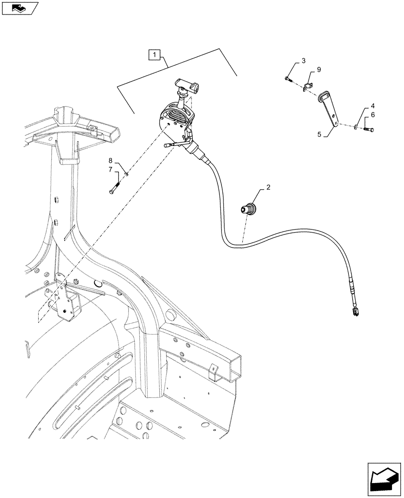 Схема запчастей Case IH MAXXUM 120 - (31.116.AK[02]) - VAR - 330801 - 332805 - 3 SPEED REAR PTO - PTO SPEED CONTROL (31) - IMPLEMENT POWER TAKE OFF