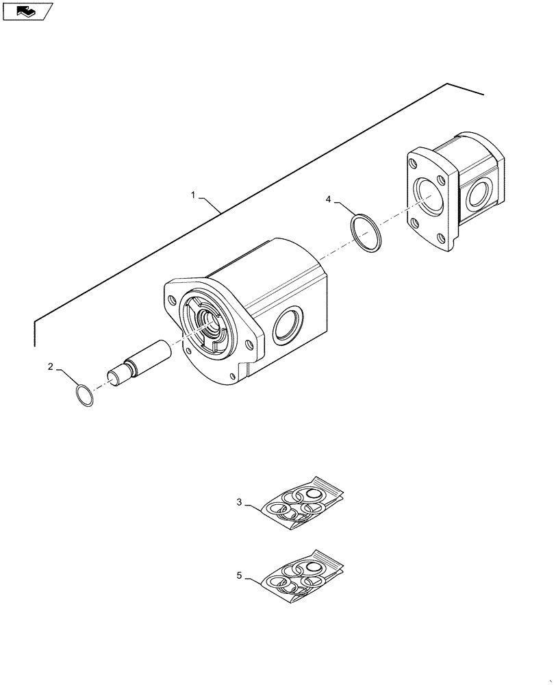 Схема запчастей Case IH STEIGER 500 - (35.304.AC[01]) - PUMP - AXLE MAIN CHARGE (35) - HYDRAULIC SYSTEMS