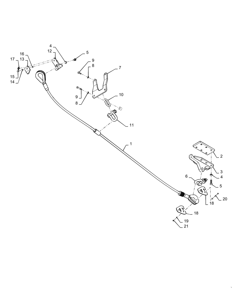 Схема запчастей Case IH STEIGER 400 - (37.106.AA[01]) - TOW HOOK - INSTALLATION (37) - HITCHES, DRAWBARS & IMPLEMENT COUPLINGS