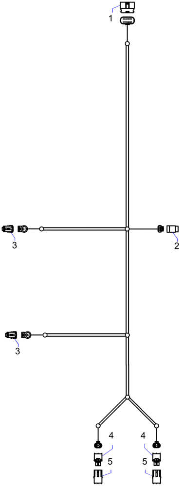 Схема запчастей Case IH 1260 - (55.512.08) - ELECTRICAL - AIR COMPRESSOR HARNESS (55) - ELECTRICAL SYSTEMS