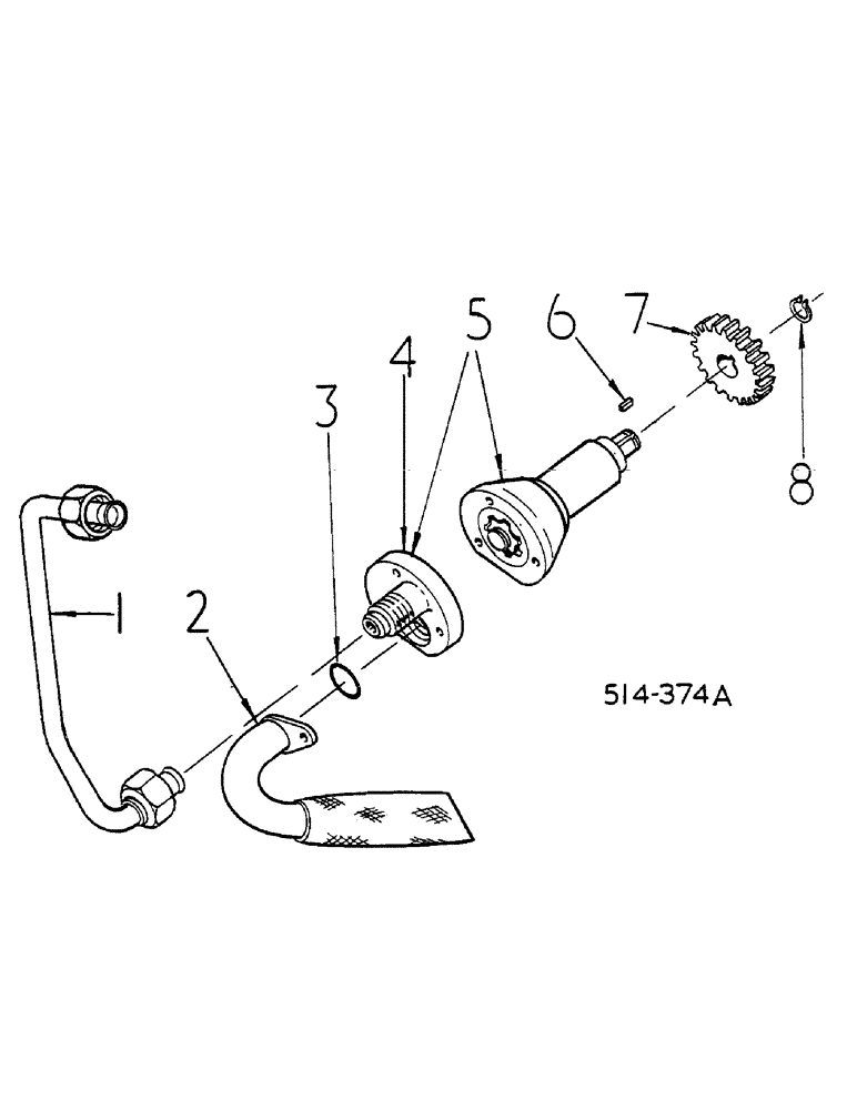 Схема запчастей Case IH 685 - (10-014) - HYDRAULIC LUB PUMP, SYNCHROMESH DRIVE (07) - HYDRAULICS