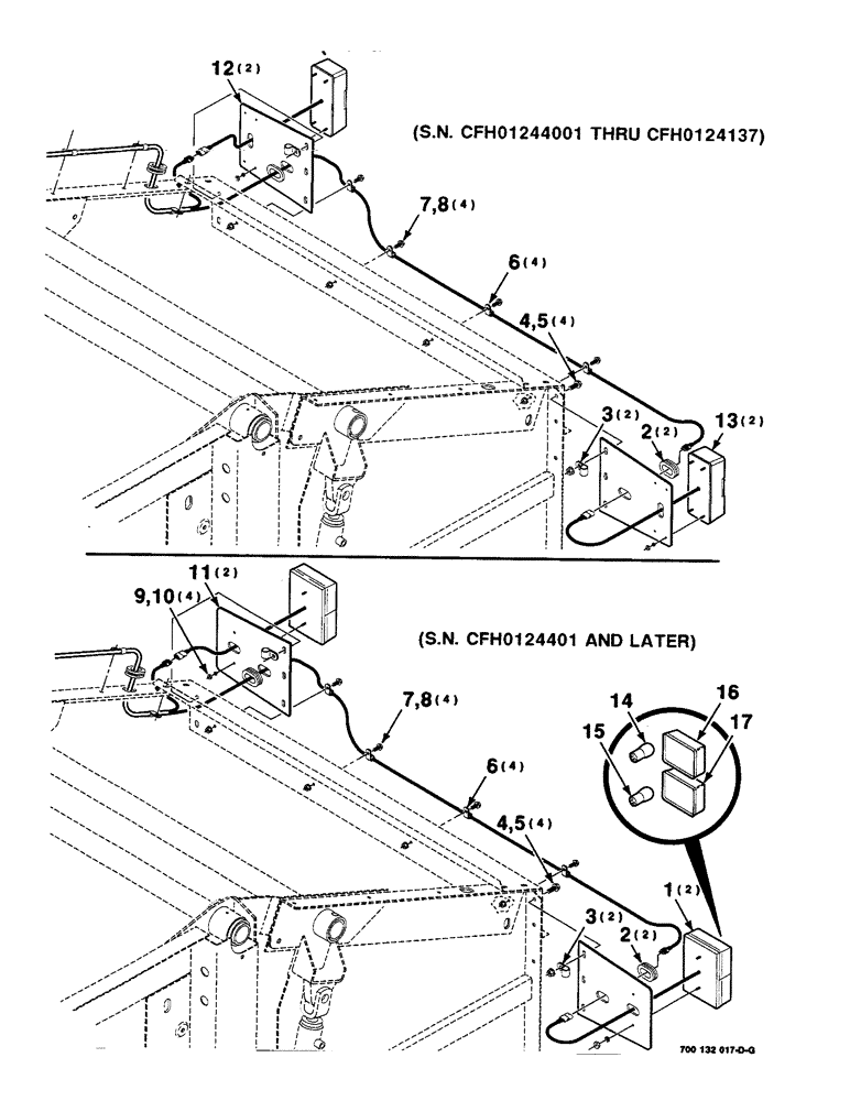Схема запчастей Case IH 8435 - (4-04) - ELECTRICAL ASSEMBLY (CONTINUED) (06) - ELECTRICAL