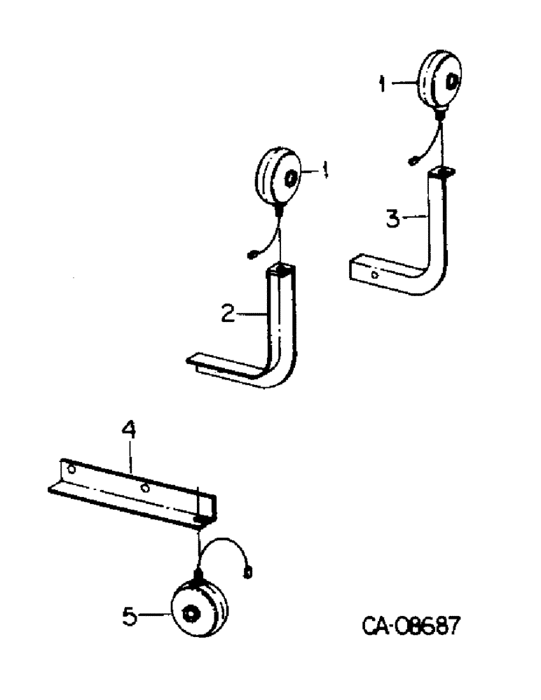 Схема запчастей Case IH 800 - (02-05) - MISCELLANEOUS, SAFETY LIGHTING UNIT, UNITS W, X AND Y, TOOLS (18) - MISCELLANEOUS