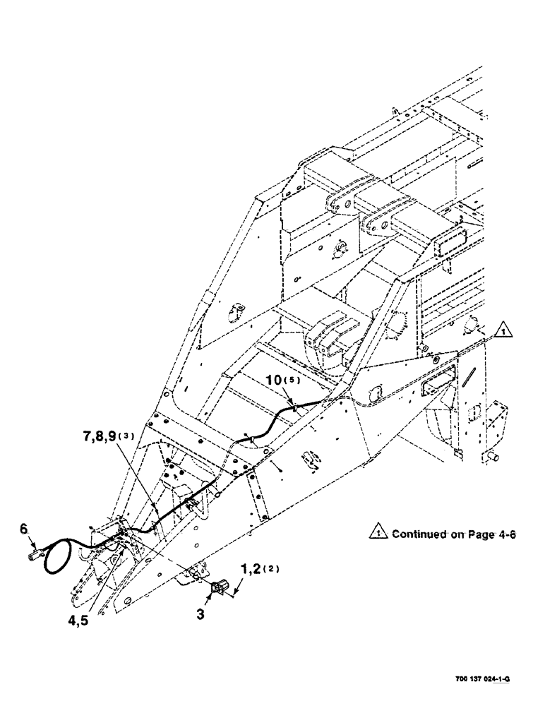 Схема запчастей Case IH 8585 - (4-04) - ROAD LIGHT ASSEMBLY, FRONT (06) - ELECTRICAL