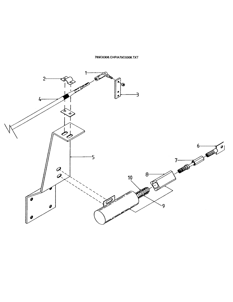 Схема запчастей Case IH 7700 - (C03-08) - ENGINE, SHUTDOWN Engine & Engine Attachments