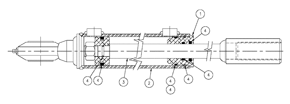 Схема запчастей Case IH FLX3300B - (06-011) - STEERING CYLINDER (07) - HYDRAULICS