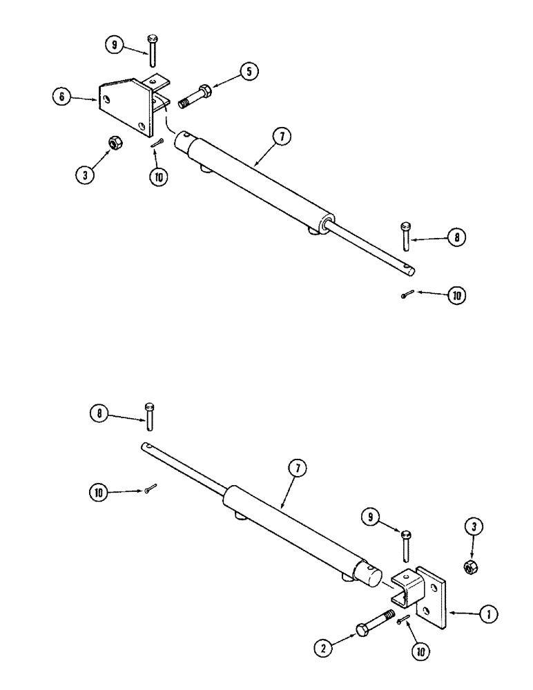 Схема запчастей Case IH 1010 - (9A-40) - REEL FORE AND AFT ADJUSTMENT, HYDRAULIC (58) - ATTACHMENTS/HEADERS