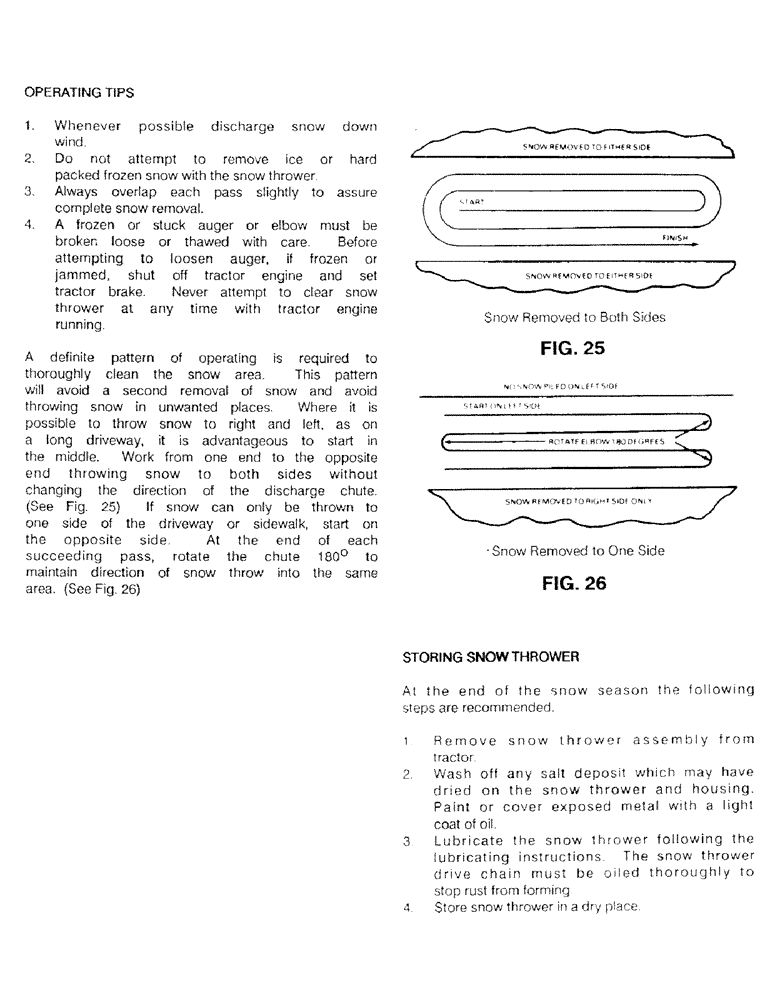 Схема запчастей Case IH C100 - (25) - OPERATING TIPS 