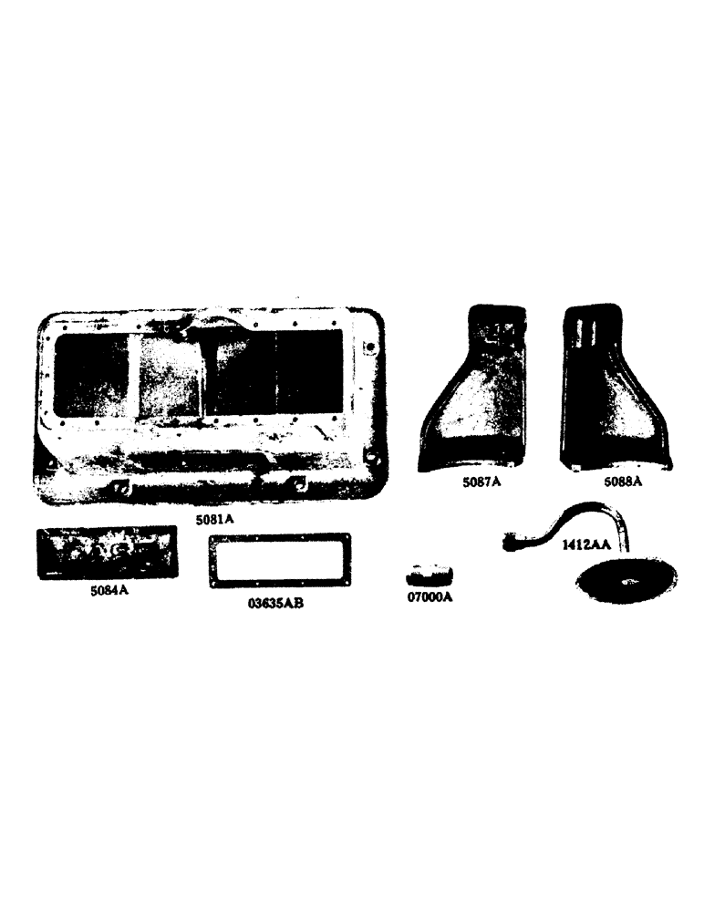 Схема запчастей Case IH LE - (77) - SUB BASE FOR ENGINE 