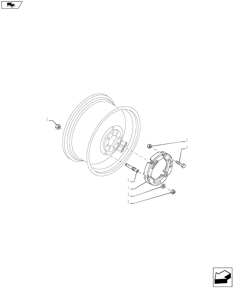 Схема запчастей Case IH PUMA 200 - (37.140.0502) - REAR BALLAST FOR ADJUSTABLE REAR WHEELS - REAR BALLAST ADAPTATION RINGS 500 KG AND 682 KG (VAR.743432-743431) (37) - HITCHES, DRAWBARS & IMPLEMENT COUPLINGS