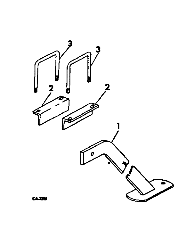 Схема запчастей Case IH 92 - (YB-06) - STAND ATTACHMENT 