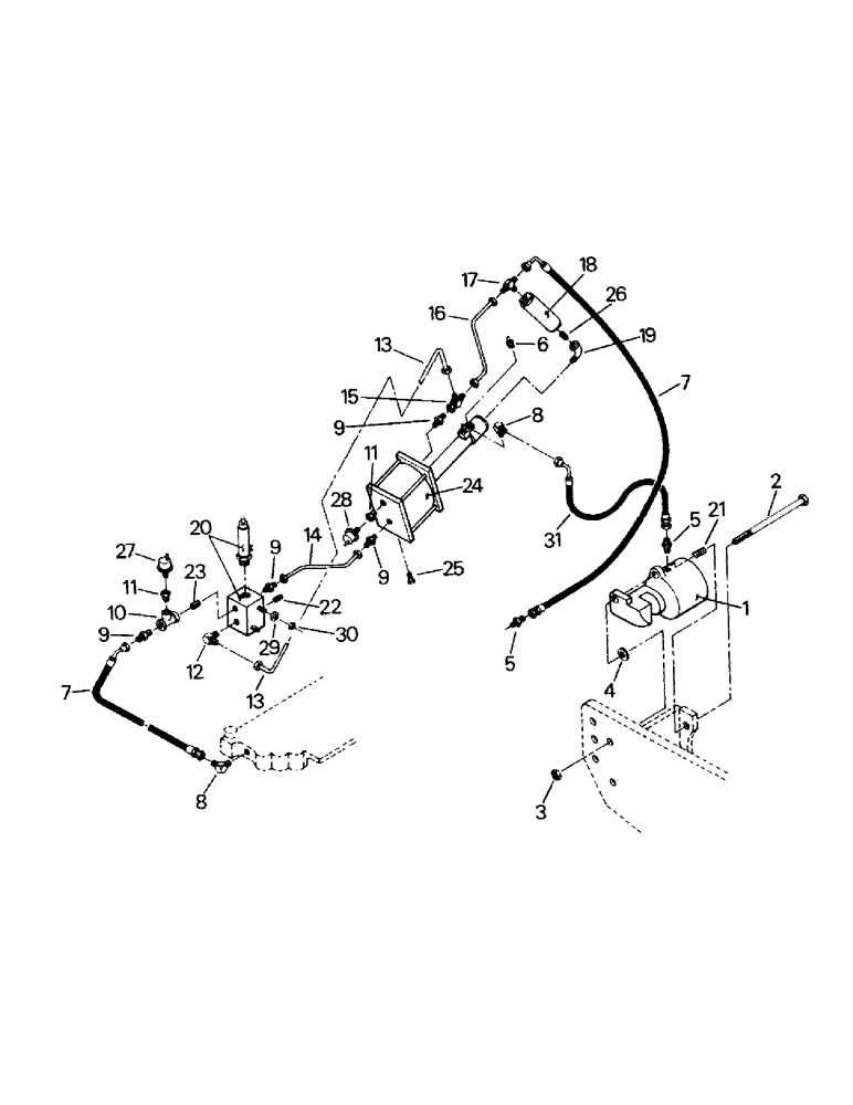 Схема запчастей Case IH ST450 - (05-05) - PARK BRAKE AND MOUNTING, EARLY STYLE, BSN 129-00011 AND 130-00191 (5.1) - BRAKES