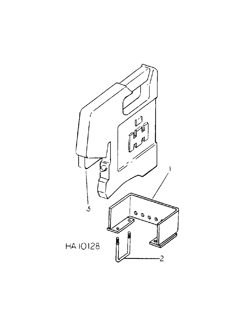 Схема запчастей Case IH 55 - (C-12[A]) - CONSER-TILL FRAME WEIGHT SUPPORT 