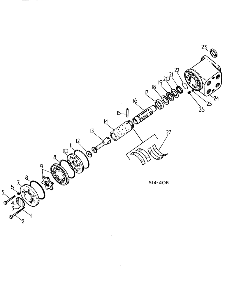 Схема запчастей Case IH 385 - (10-18) - HYDRAULICS, INTEGRAL HYDROSTATIC POWER STEERING VALVE (07) - HYDRAULICS