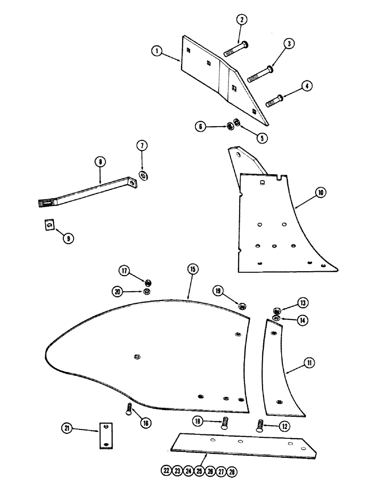 Схема запчастей Case IH 400-SERIES - (36) - BOTTOM, 16 INCH, GENERAL PURPOSE 