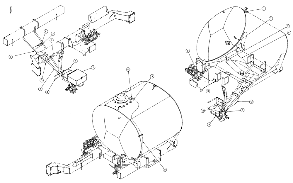 Схема запчастей Case IH SPX4260 - (274) - CHEMICAL INDUCTOR GROUP (78) - SPRAYING