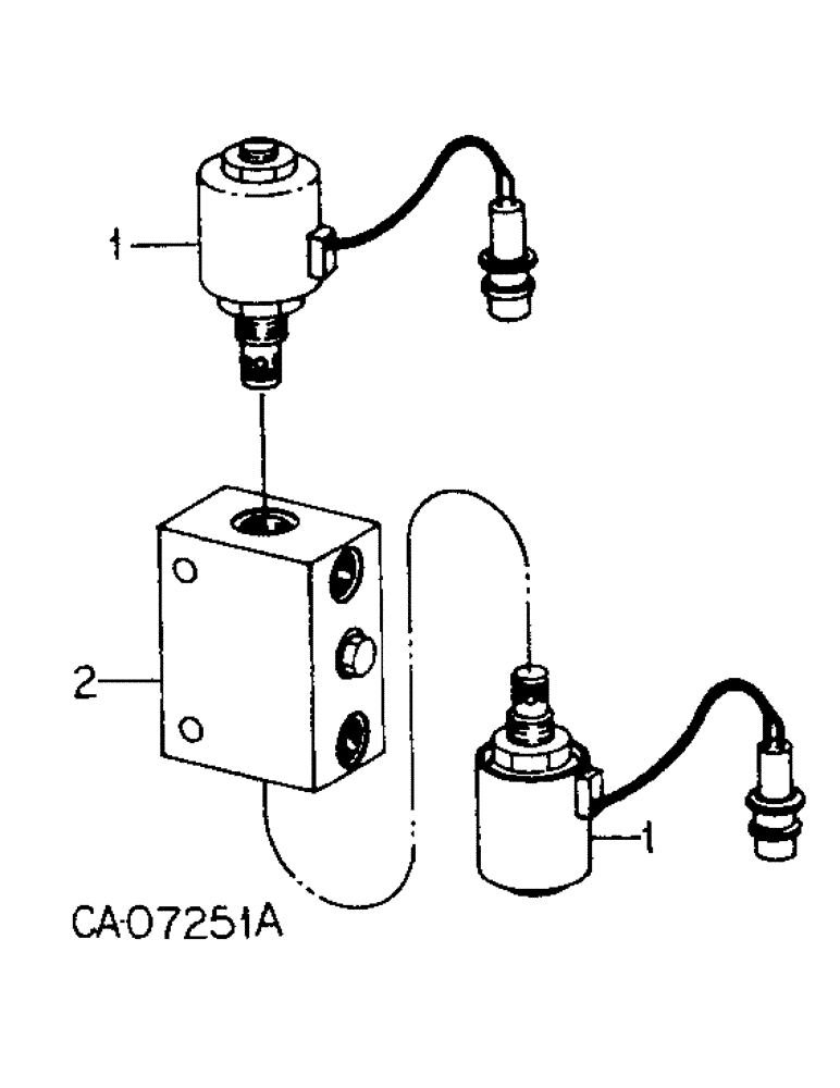 Схема запчастей Case IH 800 - (09-12) - MARKERS, ROW MARKER VALVE, UNITS A THRU V, Z, AA AND AB (08) - HYDRAULICS