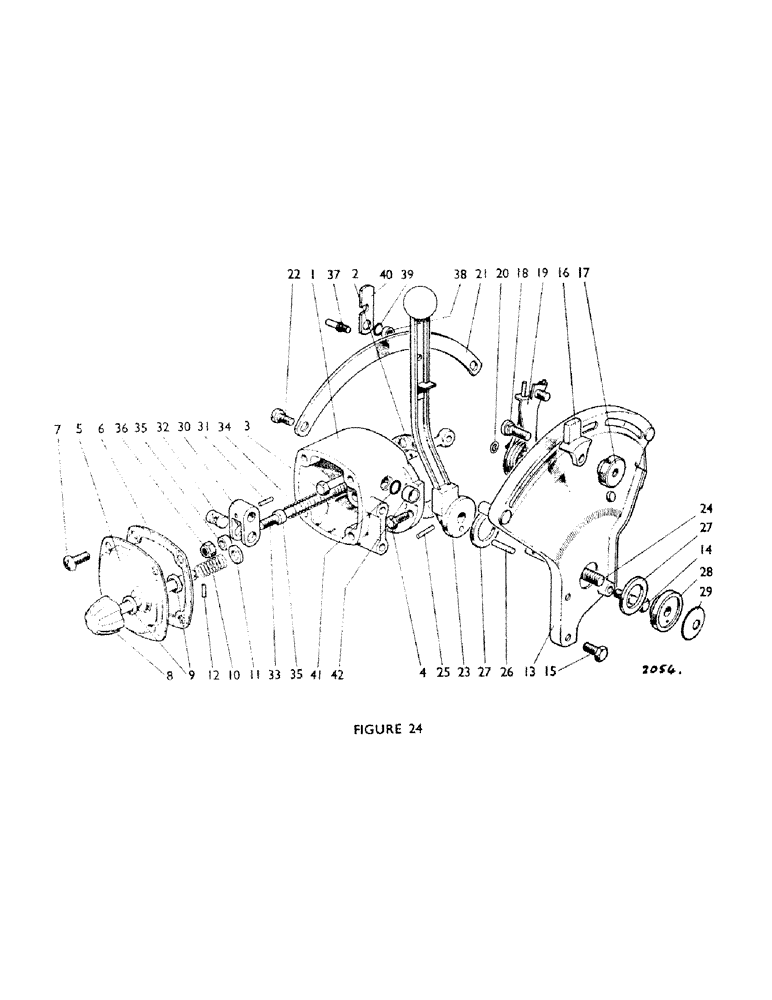 Схема запчастей Case IH 770A - (040) - CONTROL LEVER AND QUADRANT (07) - HYDRAULIC SYSTEM