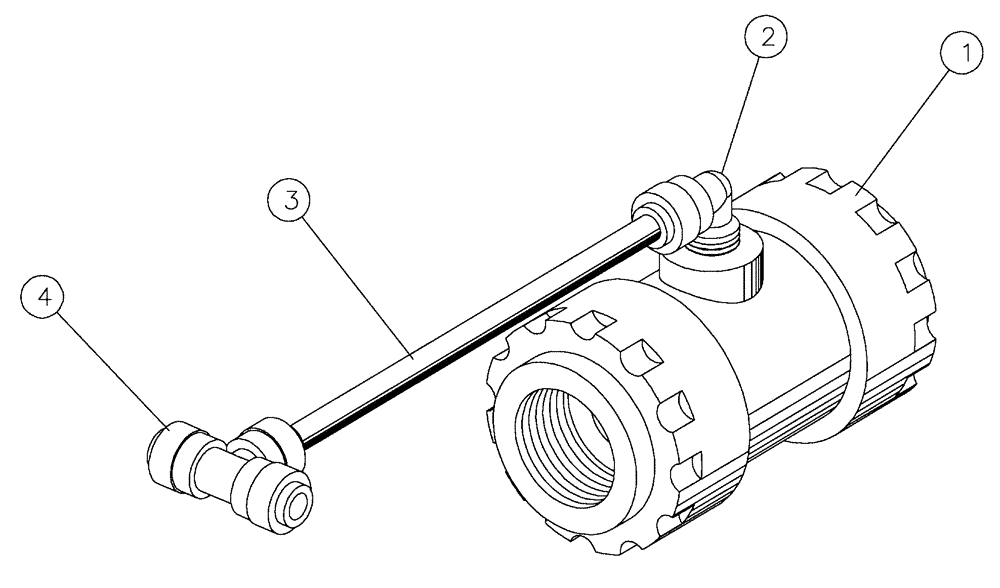 Схема запчастей Case IH FLX610 - (05-029) - NOZZLE STOP GROUP Liquid Plumbing