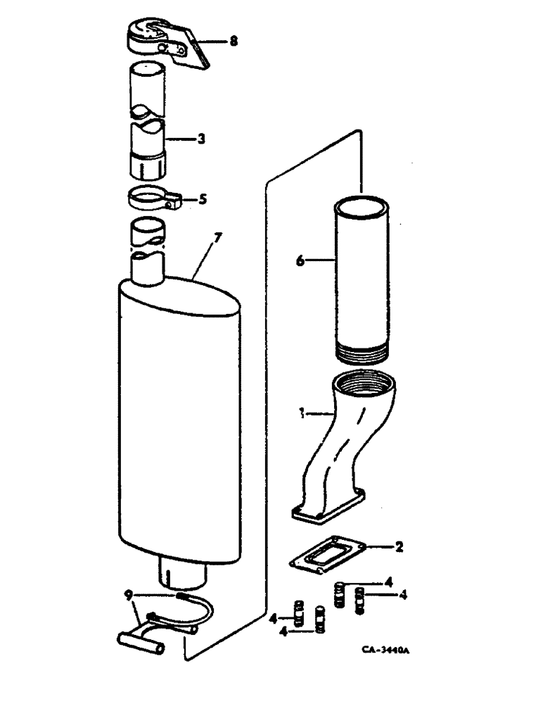 Схема запчастей Case IH 674 - (12-07) - POWER, VERTICAL EXHAUST, DIESEL ENGINE TRACTORS Power