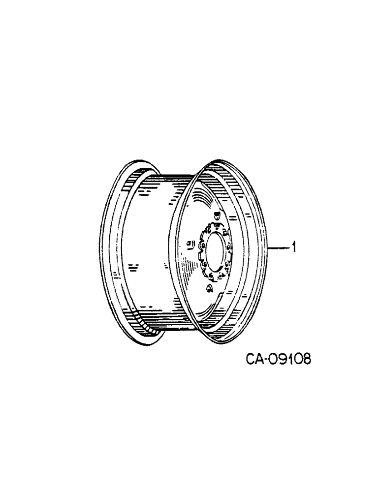 Схема запчастей Case IH 784 - (15-02[A]) - WHEELS AND TRACTION, REAR WHEELS, HEAVY DUTY DISC TYPE Wheels & Traction