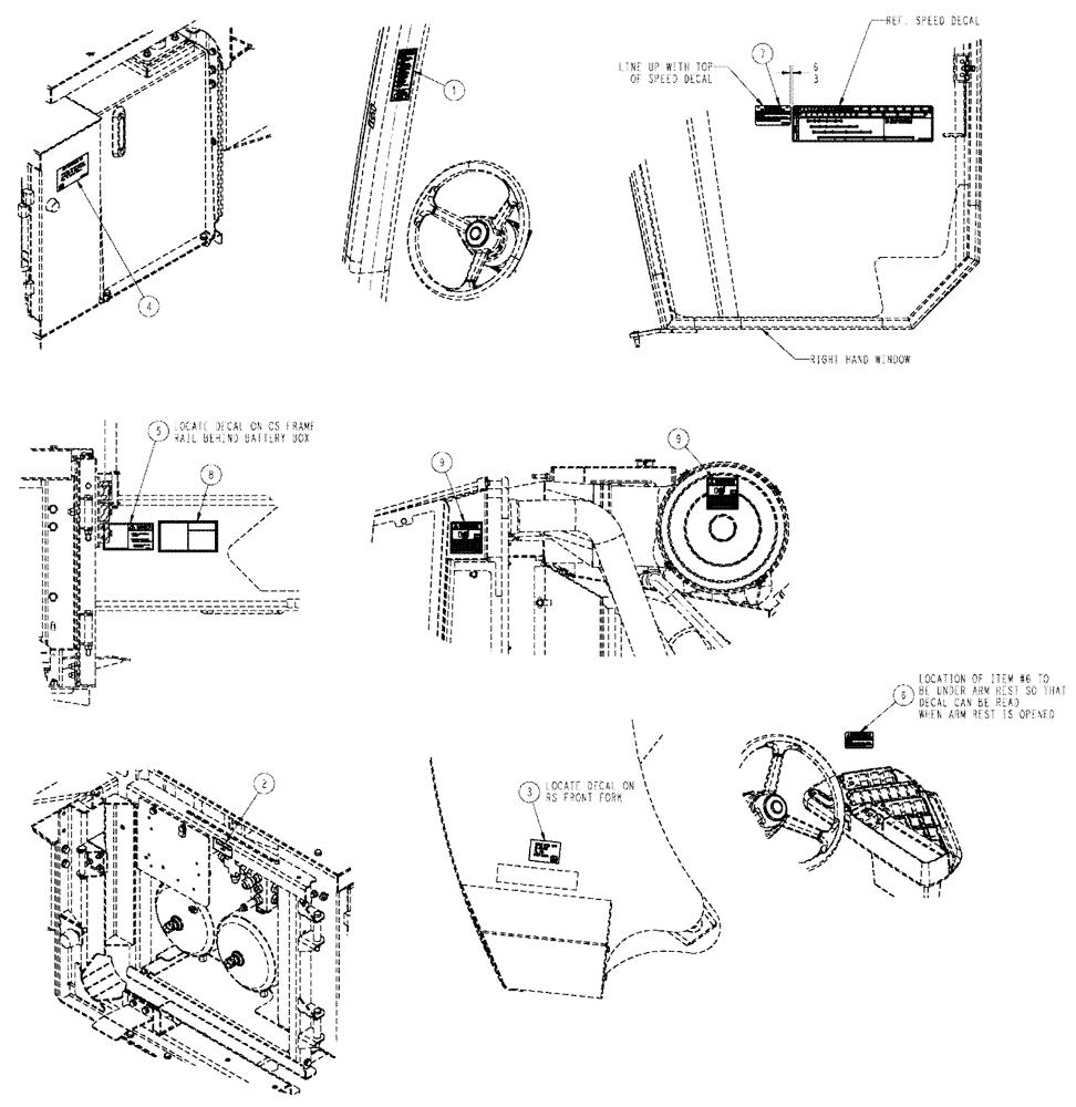 Схема запчастей Case IH TITAN 3020 - (09-003[01]) - LABELS & WARNINGS GROUP (13) - DECALS