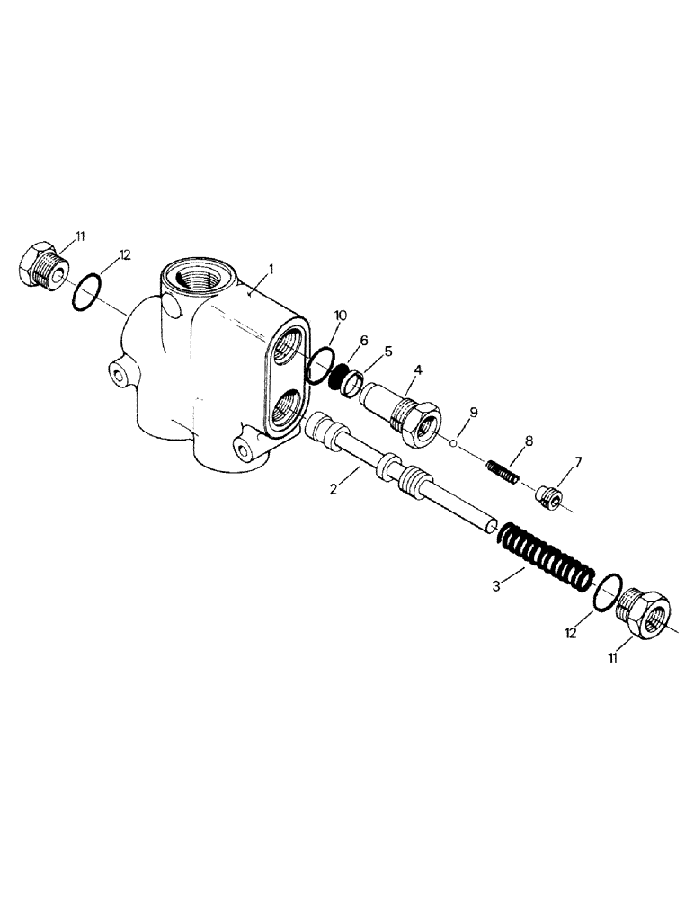 Схема запчастей Case IH ST450 - (08-14) - PRIORITY VALVE ASSEMBLY (07) - HYDRAULICS