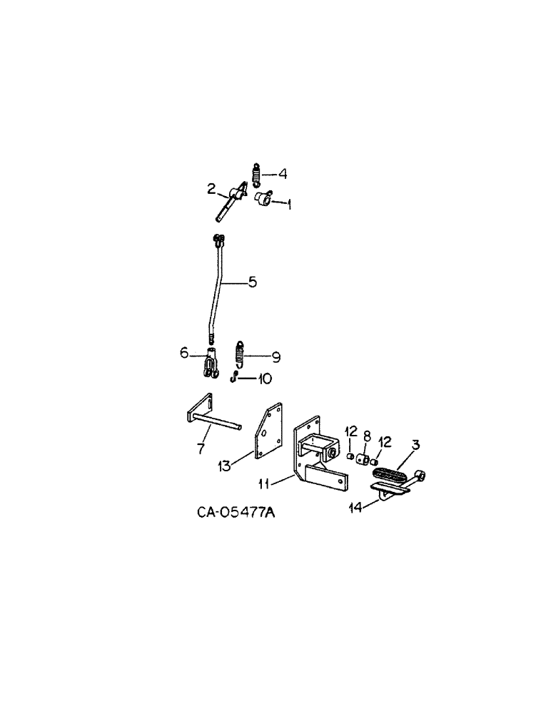 Схема запчастей Case IH 4586 - (12-06) - POWER, DECELERATOR, 4586 TRACTOR Power
