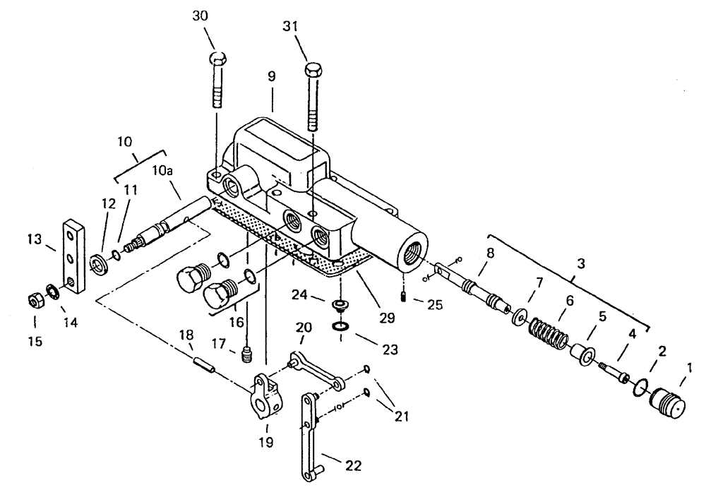 Схема запчастей Case IH 7700 - (B03[04]) - PUMP HYDRAULIC DISPLACEMENT CONTROL Hydraulic Components & Circuits