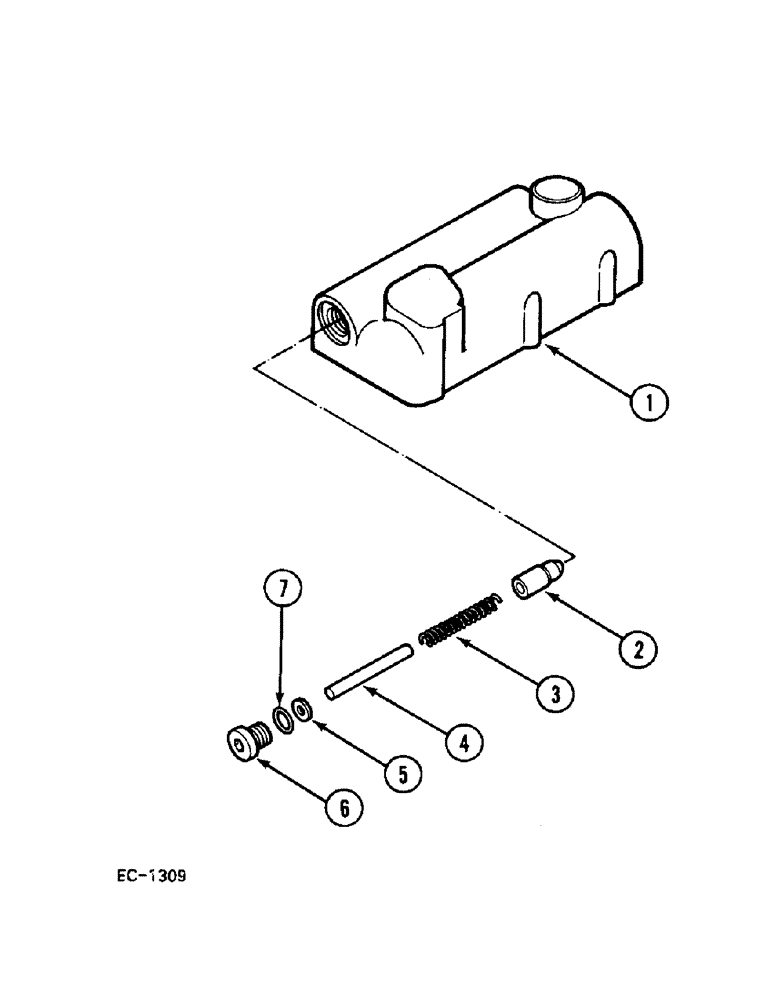 Схема запчастей Case IH 248 - (8-718) - REGULATOR VALVE - 4 WHEEL DRIVE, VERSION WITHOUT 2 SPEED POWER SHIFT,248, 258, 385, 485, 585: 18001- (08) - HYDRAULICS