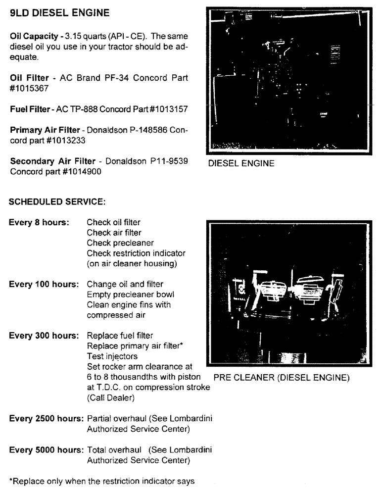 Схема запчастей Case IH 2000 - (B22) - 9LD DIESEL ENGINE 