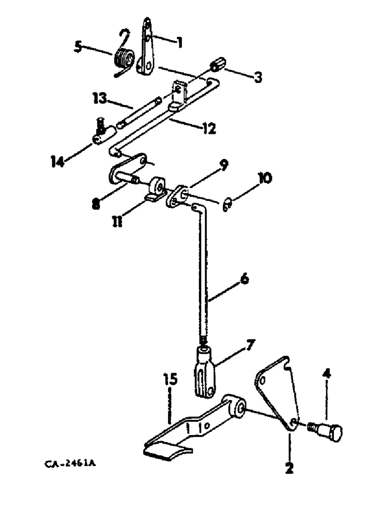 Схема запчастей Case IH 674 - (12-13) - POWER, FOOT ACCELERATOR, DIESEL ENGINE TRACTORS Power