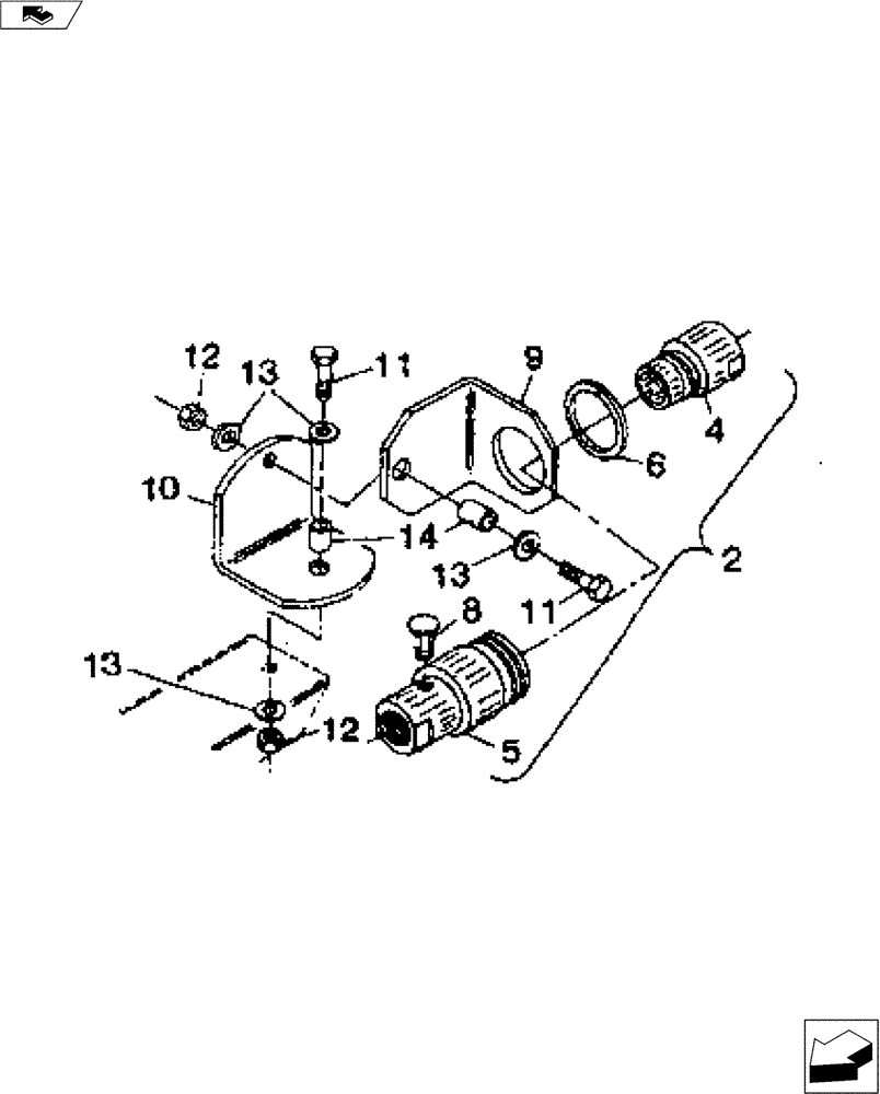 Схема запчастей Case IH 5310 - (35.106.04) - 1-1/4" QUICK COUPLER (35) - HYDRAULIC SYSTEMS