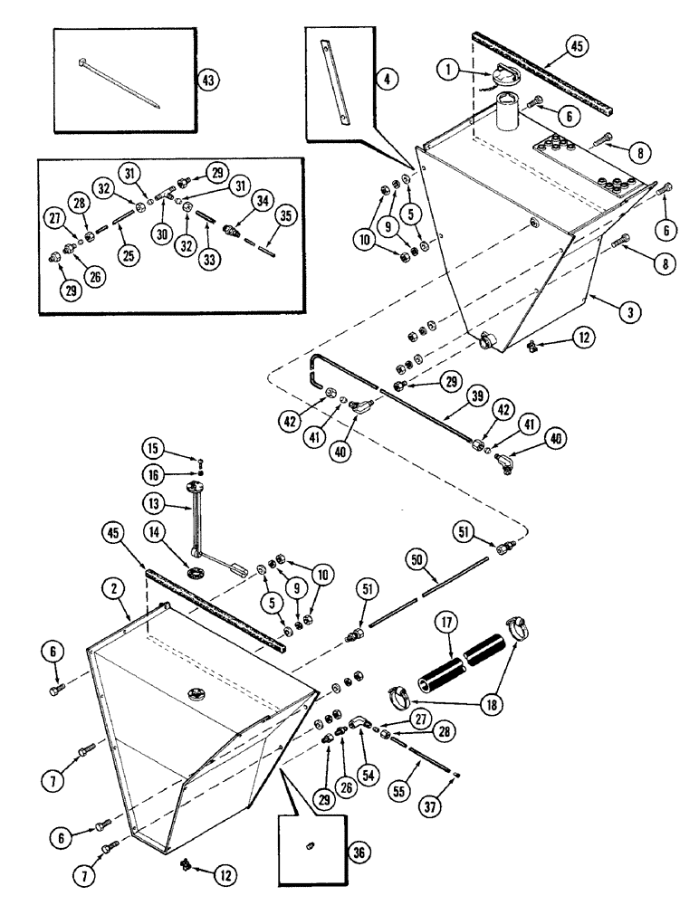 Схема запчастей Case IH 4690 - (3-066) - FUEL TANK, 504BDTI DIESEL ENGINE (03) - FUEL SYSTEM