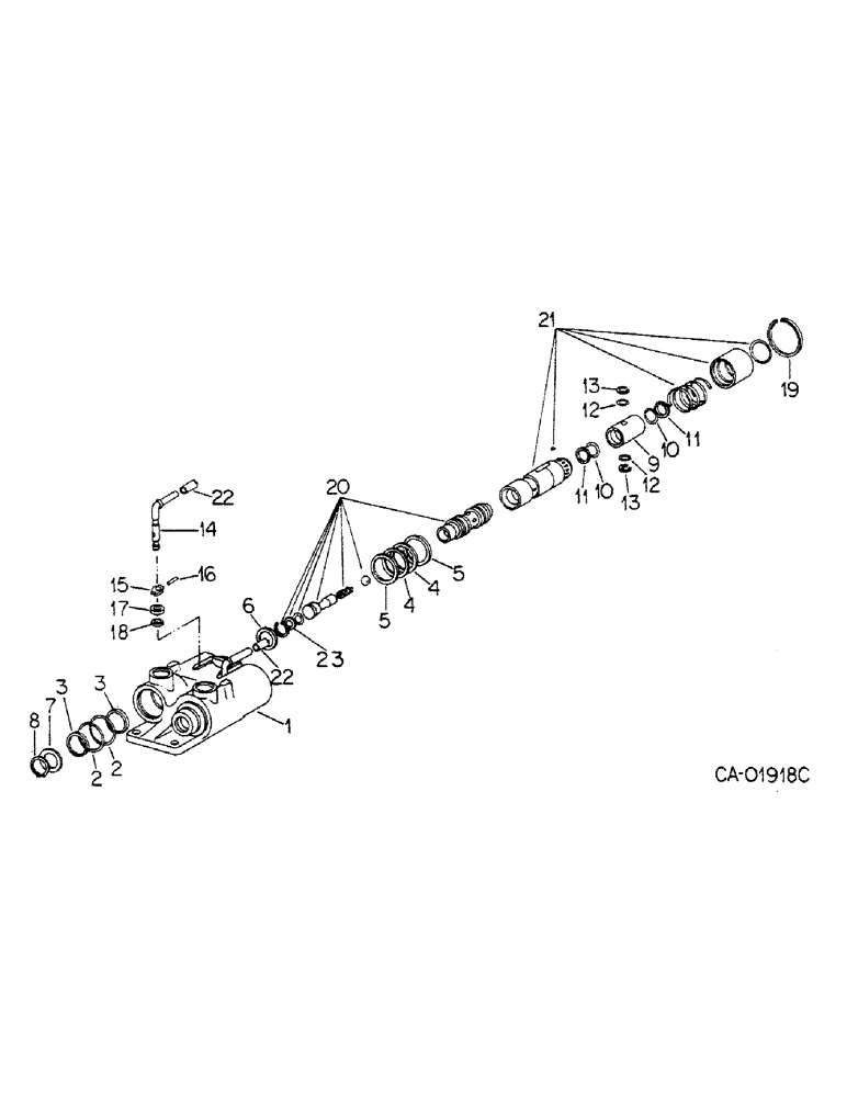 Схема запчастей Case IH 4386 - (10-42) - HYDRAULICS, FEMALE COUPLER (07) - HYDRAULICS