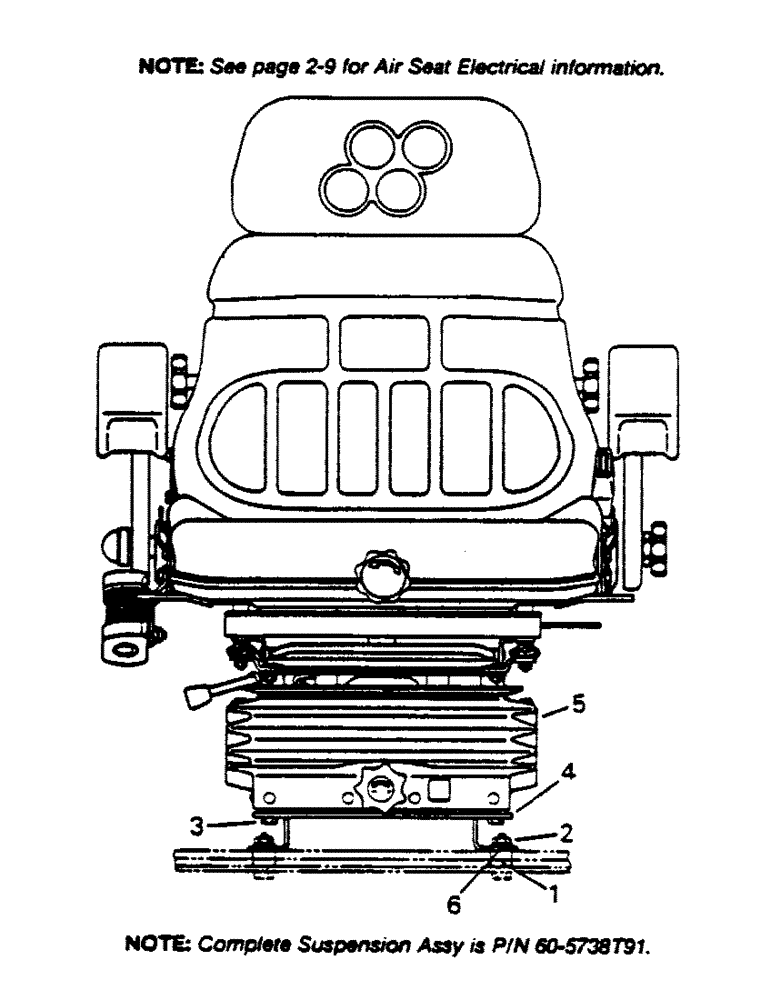 Схема запчастей Case IH 9170 - (01-20) - SEAT AND SUSPENSION (10) - CAB