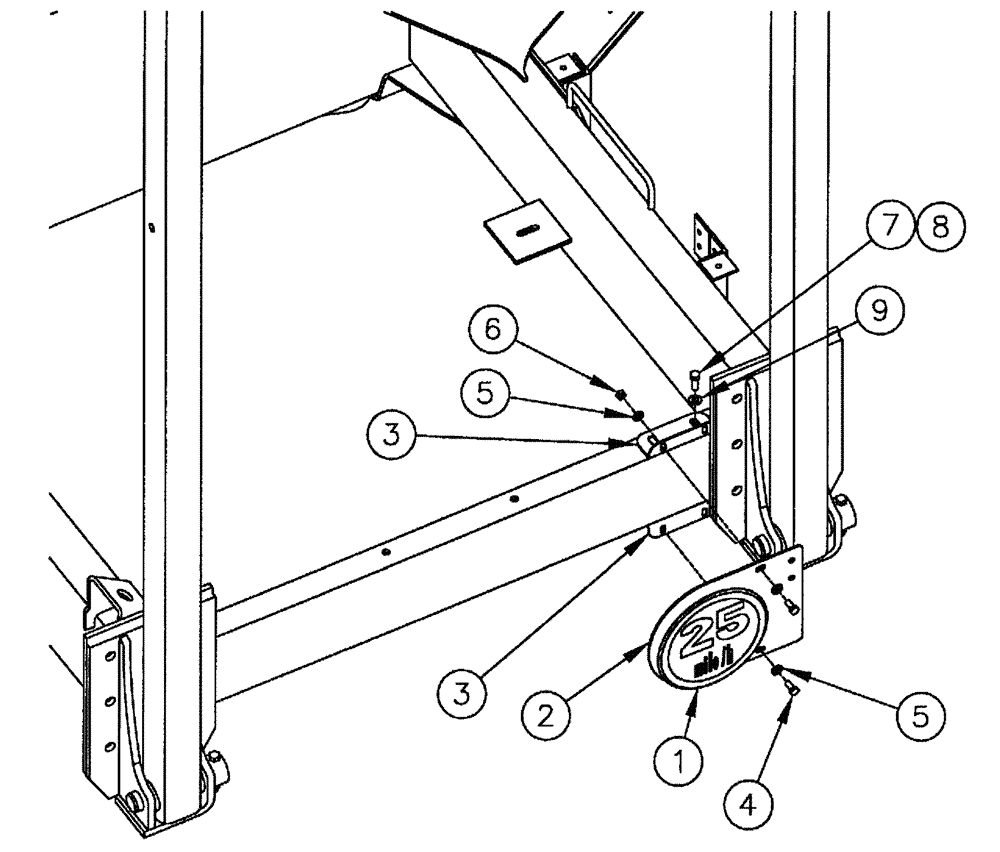 Схема запчастей Case IH 3150 - (10-006) - SIS GROUP (13) - DECALS