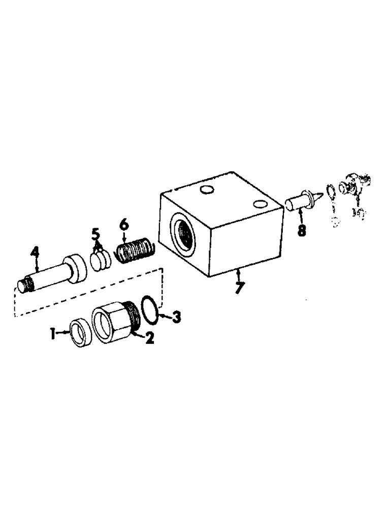 Схема запчастей Case IH 915 - (F-23) - HYDRAULICS SYSTEM, FOOT-N-INCH VALVE (07) - HYDRAULIC SYSTEM