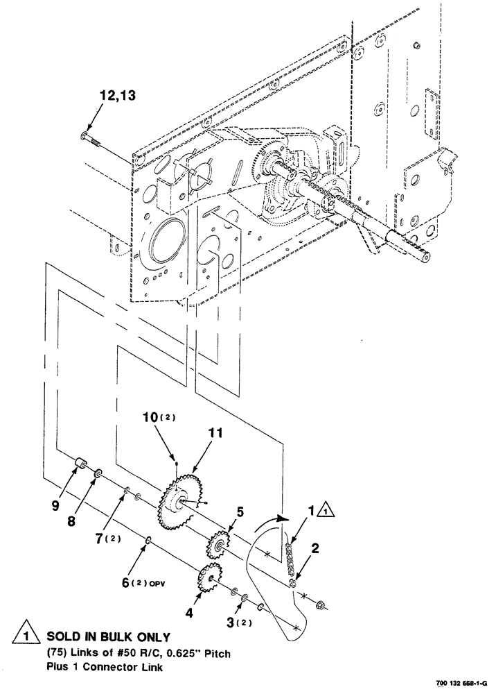 Схема запчастей Case IH RS561A - (2-028) - PUMP DRIVE ASSEMBLY,  LOWER RIGHT Driveline