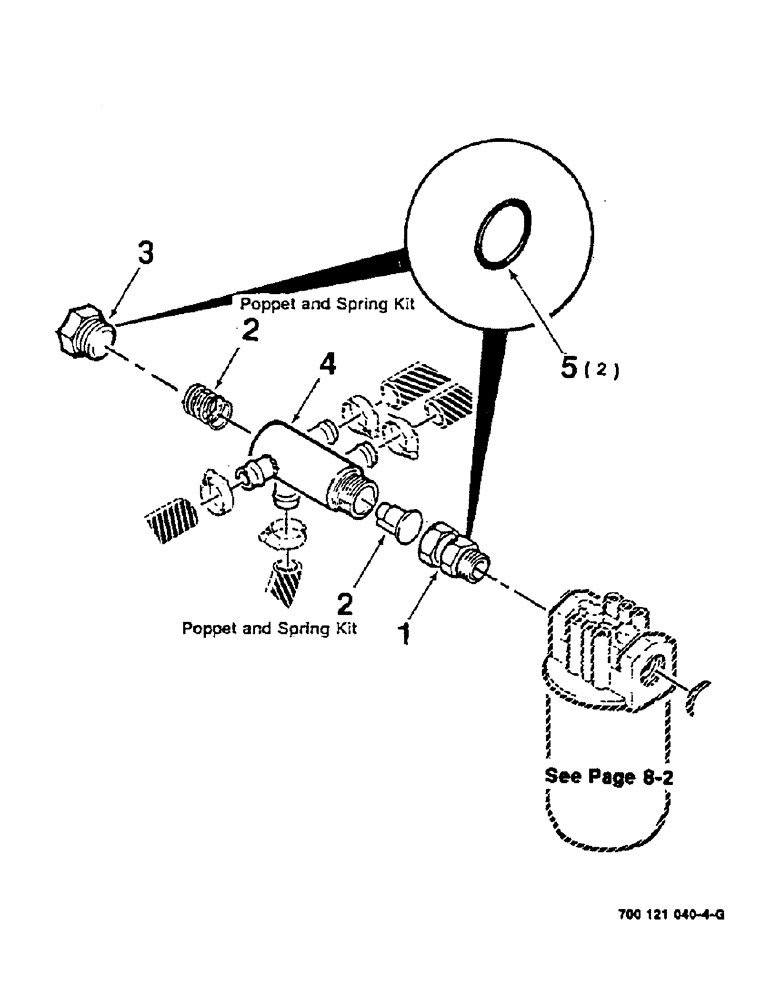 Схема запчастей Case IH 8825 - (08-34) - MANIFOLD BYPASS ASSEMBLY (08) - HYDRAULICS