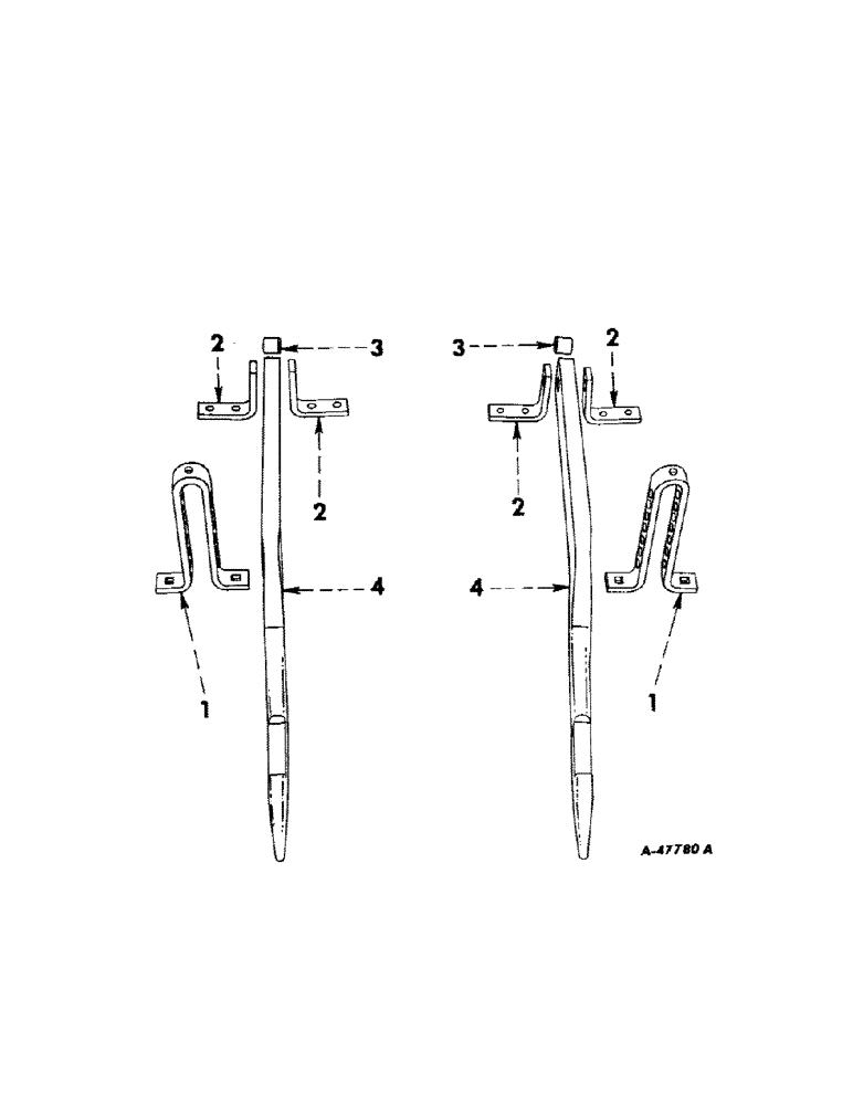 Схема запчастей Case IH 410 - (F-13[A]) - COUPLING BEAMS 