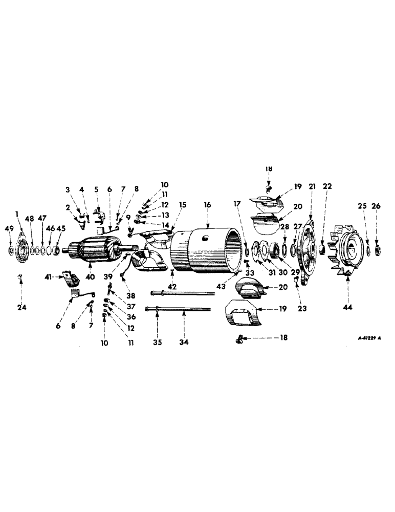 Схема запчастей Case IH 606 - (079) - ELECTRICAL SYSTEM, GENERATOR, DELCO-REMY, HEAVY-DUTY (06) - ELECTRICAL SYSTEMS