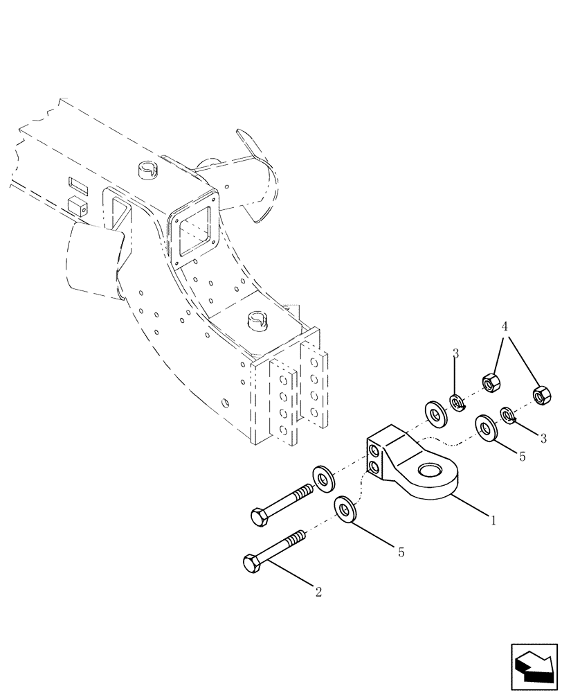 Схема запчастей Case IH 1200PT - (F.10.G[12]) - HITCH F - Frame Positioning
